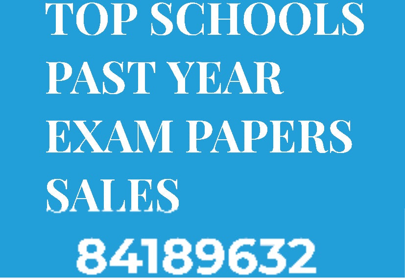 Singapore Free Past Year Exam Papers Download – Pastyearexampaperssg