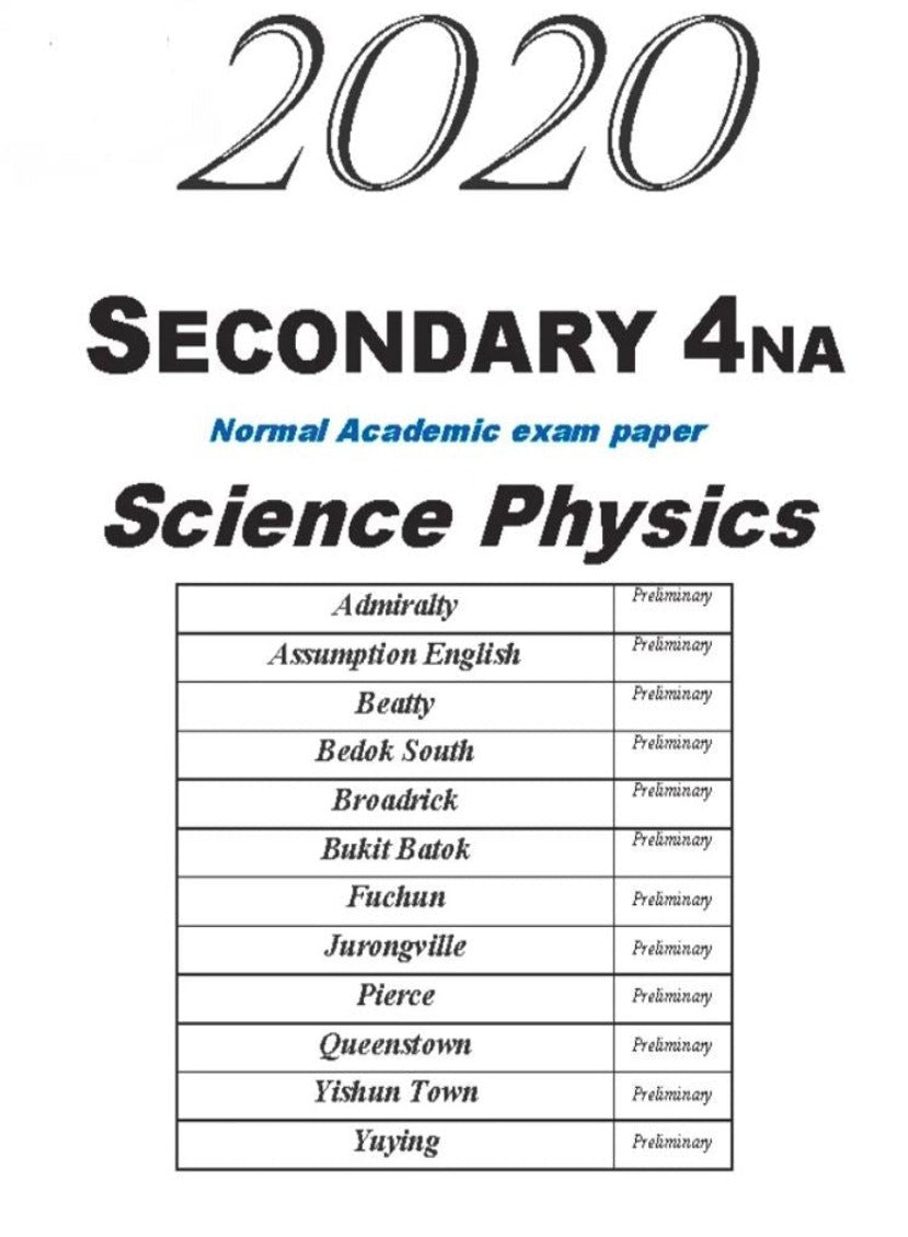 Secondary 4 Normal Academics / Tech (Hard Copy) 2024