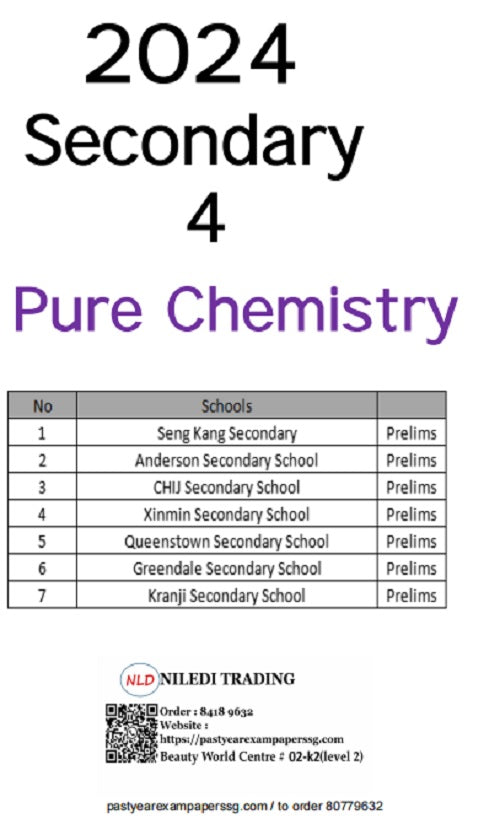 Latest Secondary 4 Exam Papers (Express) 2024 -2019