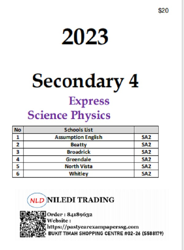 SECONDARY 4 SOFT COPIES – Pastyearexampaperssg