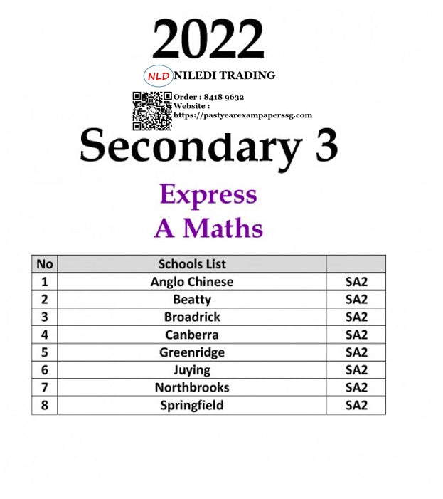 SECONDARY 3 SOFT COPIES