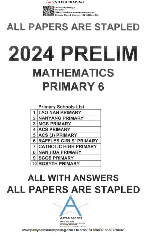 Primary 6 2024 Prelims Soft Copy