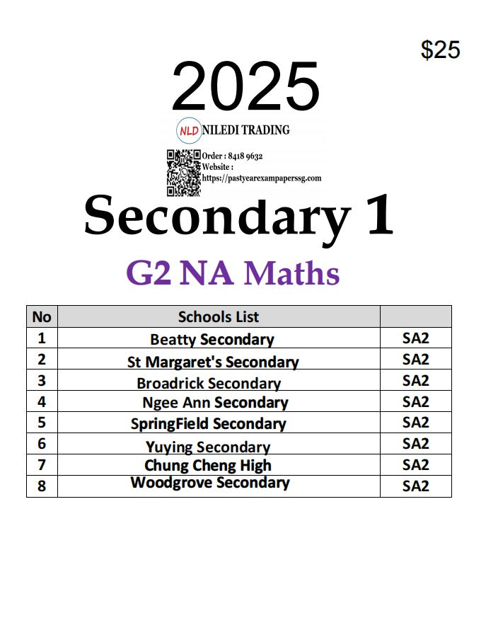 SECONDARY 1 SOFT COPIES