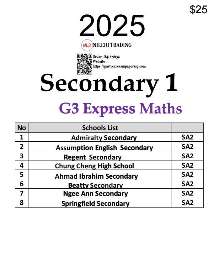 SECONDARY 1 SOFT COPIES
