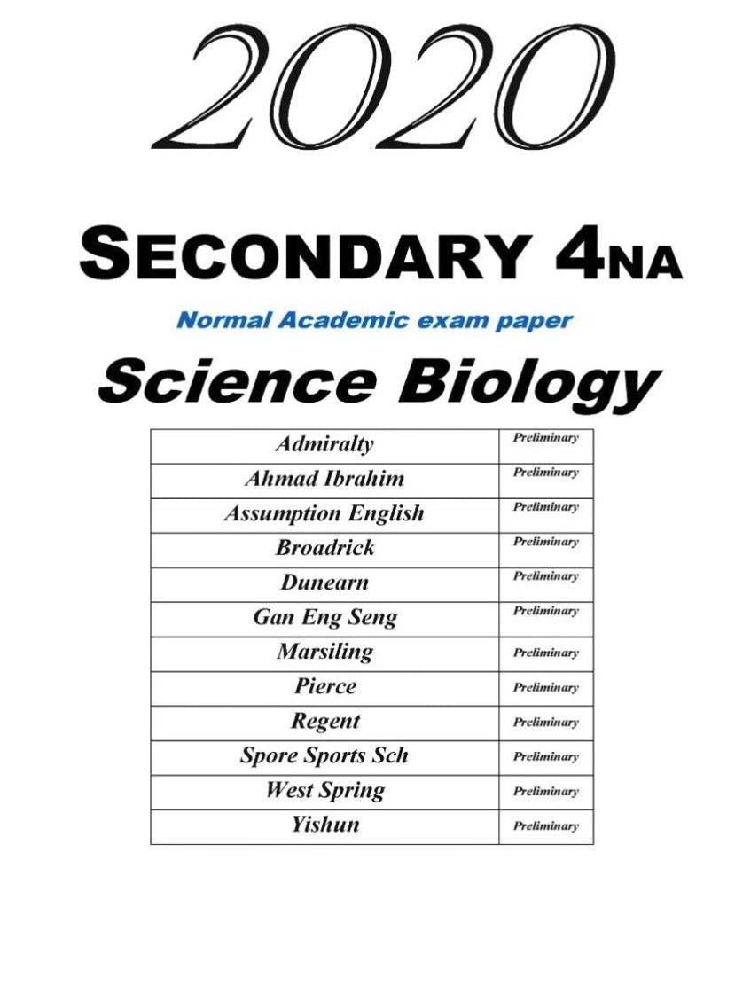 Secondary 4 Normal Academics / Tech (Hard Copy) 2023