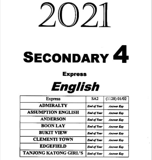 SECONDARY 4 SOFT COPIES